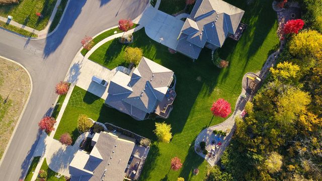 Homes across Fredericton in autumn