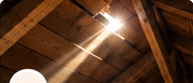Daylight Visible from Attic